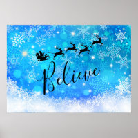 Santa Claus and his Flying Reindeer - Believe