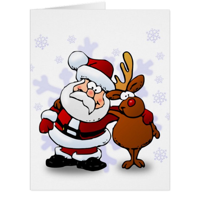 SANTA CLAUS AND RUDOLPH (Front)