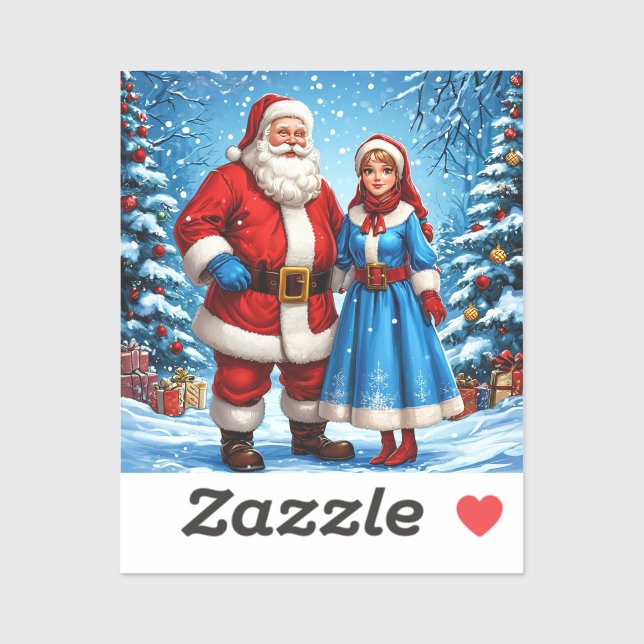 Santa Claus and Snow Maiden (Sheet)