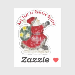 Santa Claus and Toy Bag Christmas