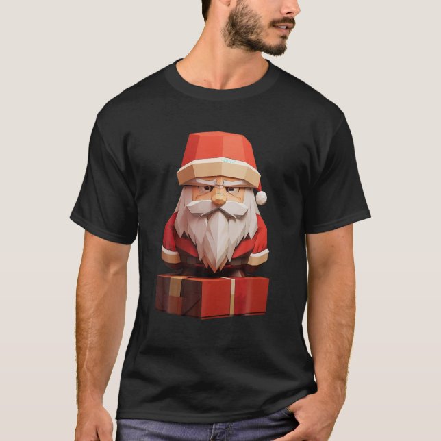 Santa Claus Anime Style Christmas Tee (Front)