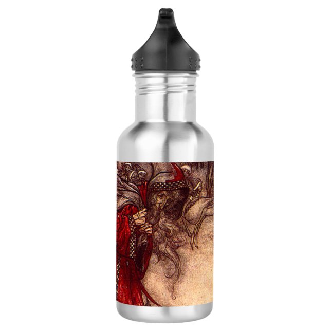 Santa Claus Arthur Rackham  710 Ml Water Bottle (Right)