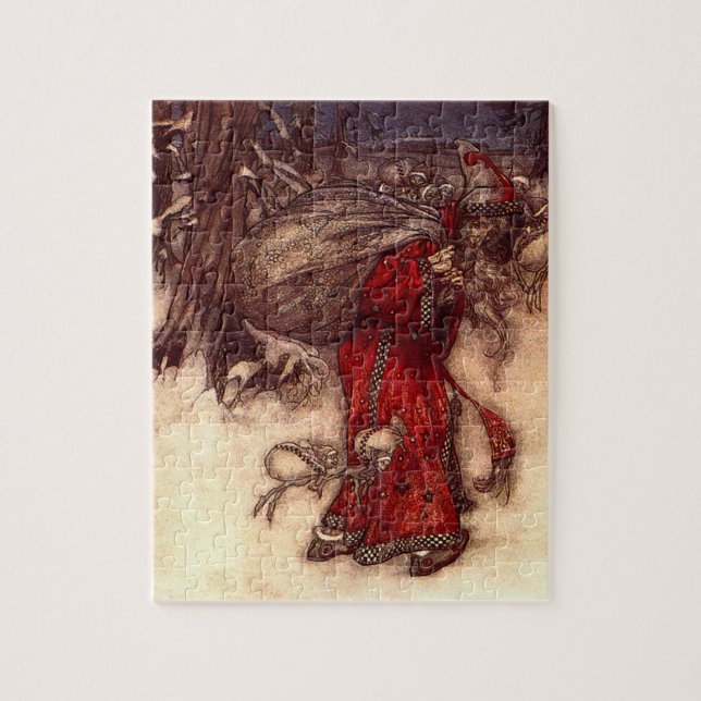 Santa Claus Arthur Rackham  Jigsaw Puzzle (Vertical)
