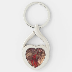 Santa Claus Arthur Rackham Key Ring