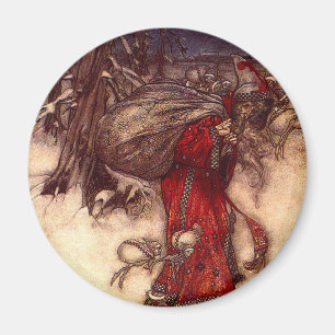 Santa Claus Arthur Rackham  Magnet