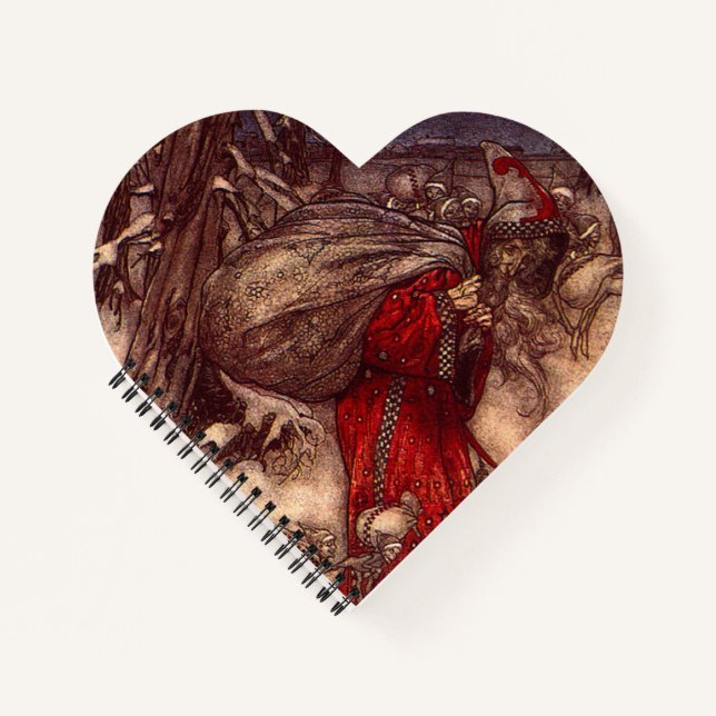 Santa Claus Arthur Rackham  Notebook (Front)
