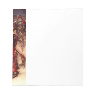 Santa Claus Arthur Rackham Notepad