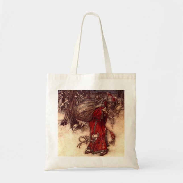 Santa Claus Arthur Rackham  Tote Bag (Front)