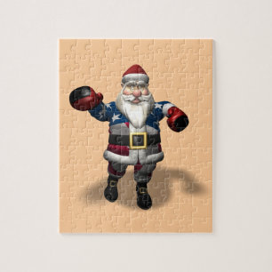 Santa Claus At Boxing Day Jigsaw Puzzle