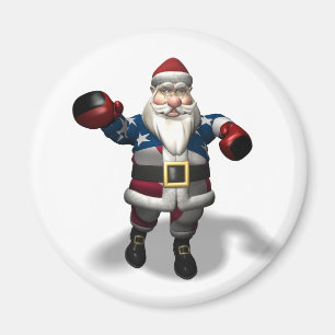 Santa Claus At Boxing Day Magnet