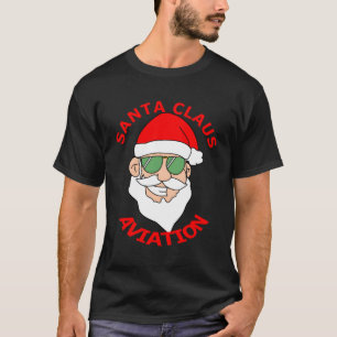 Santa Claus Aviation T-Shirt