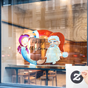 Santa Claus Baby Girl Illustration  Starry Snow Wi