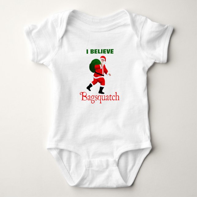 Santa Claus - Bagsquatch Baby Bodysuit (Front)