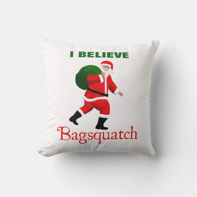 Santa Claus - Bagsquatch Cushion (Front)