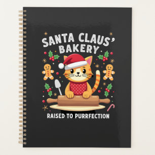Santa Claus Bakery Kneaded To Purrfection Christma Planner