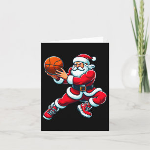 Santa Claus Basketball  Card