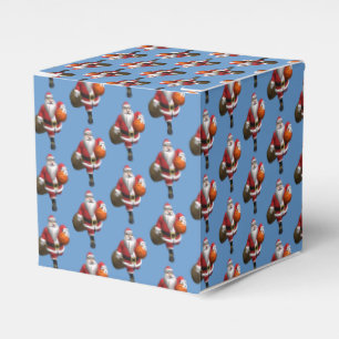 Santa Claus Basketball Player Favour Box