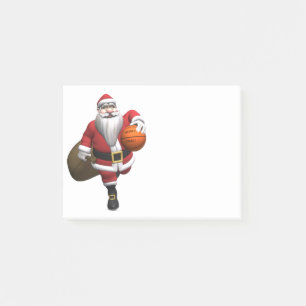 Santa Claus Basketball Player Post-it Notes