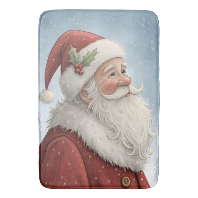Santa Claus Bath Mat (Front Vertical)