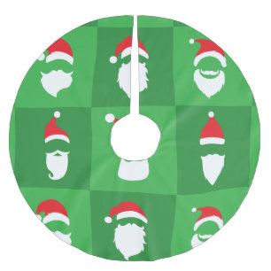 Santa Claus beard Brushed Polyester Tree Skirt