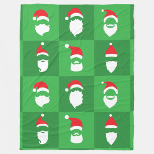 Santa Claus beard Fleece Blanket