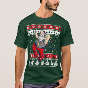Santa Claus Beer Fairy Lights T-Shirt
