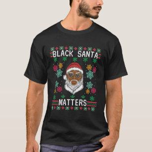 Santa Claus Black Matters Christmas Pajama Family T-Shirt
