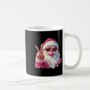 Santa Claus Blowing Bubble Gum Nk Sungles Christma Coffee Mug