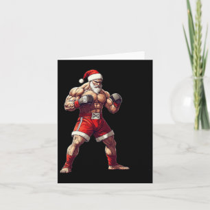 Santa Claus Boxing - Thai Boxing And Boxing Card