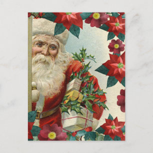 Santa Claus bringing gifts and presents Postcard