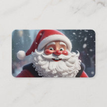 Santa Claus Business Card – Festive Merry Christma