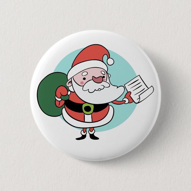 Santa Claus button (Front)
