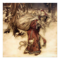“Santa Claus” by Arthur Rackham