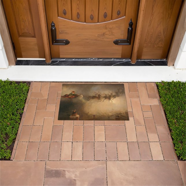 Santa Claus by William Holbrook Beard Doormat (Outdoor)