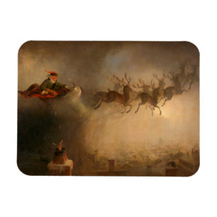 Santa Claus by William Holbrook Beard Magnet