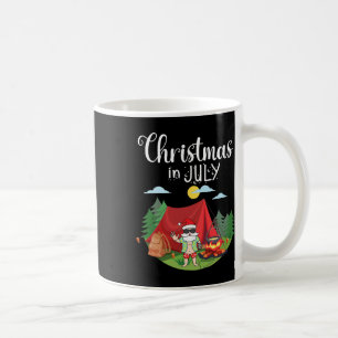 Santa Claus Camping Merry Christmas In July Day To Coffee Mug
