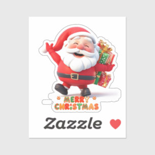 🎁 Santa Claus Carrying Festive Gifts Christmas