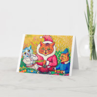 Santa Claus Cat, Louis Wain