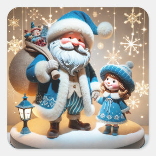 🎁Santa Claus & Child Christmas Sticker ✨