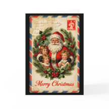 Santa Claus Children Vintage Air Mail