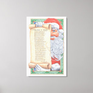 Santa Claus Christmas Canvas Print