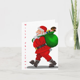 Santa Claus Christmas Card