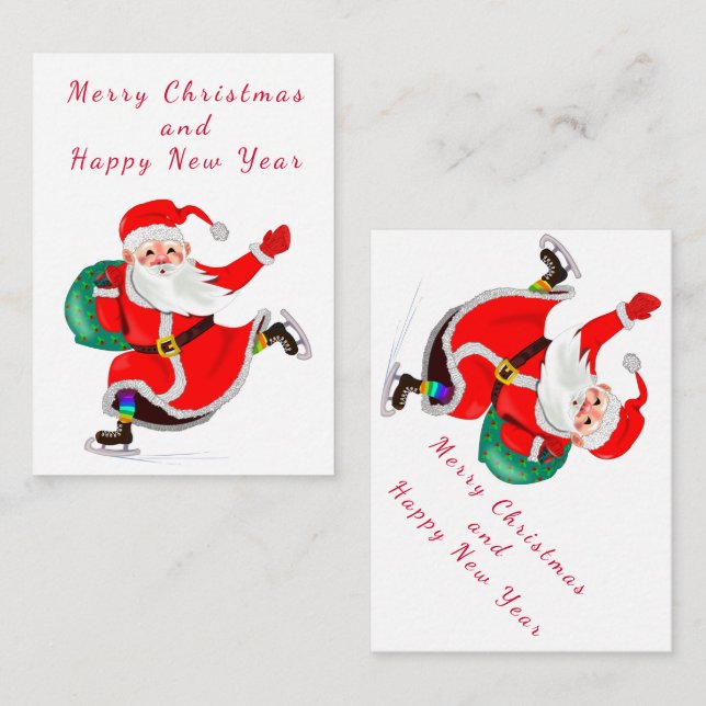 Santa Claus Christmas Card (Front/Back)