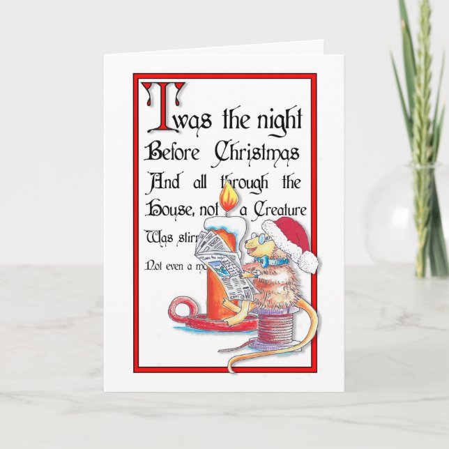 Santa Claus Christmas Card (Front)