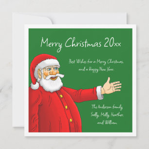 Santa Claus Christmas Card