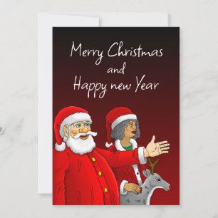 Santa Claus Christmas Card