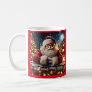 SANTA CLAUS CHRISTMAS COFFEE MUGS