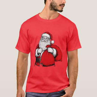 Santa Claus Christmas DayBody Language A Million M T-Shirt