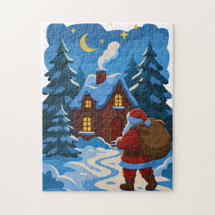 Santa Claus Christmas decorative vinyl Jigsaw Puzzle