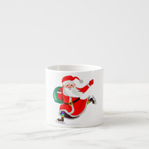 Santa Claus Christmas Espresso Cup
